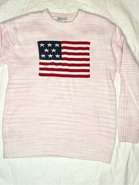 Women’s pink americana sweater